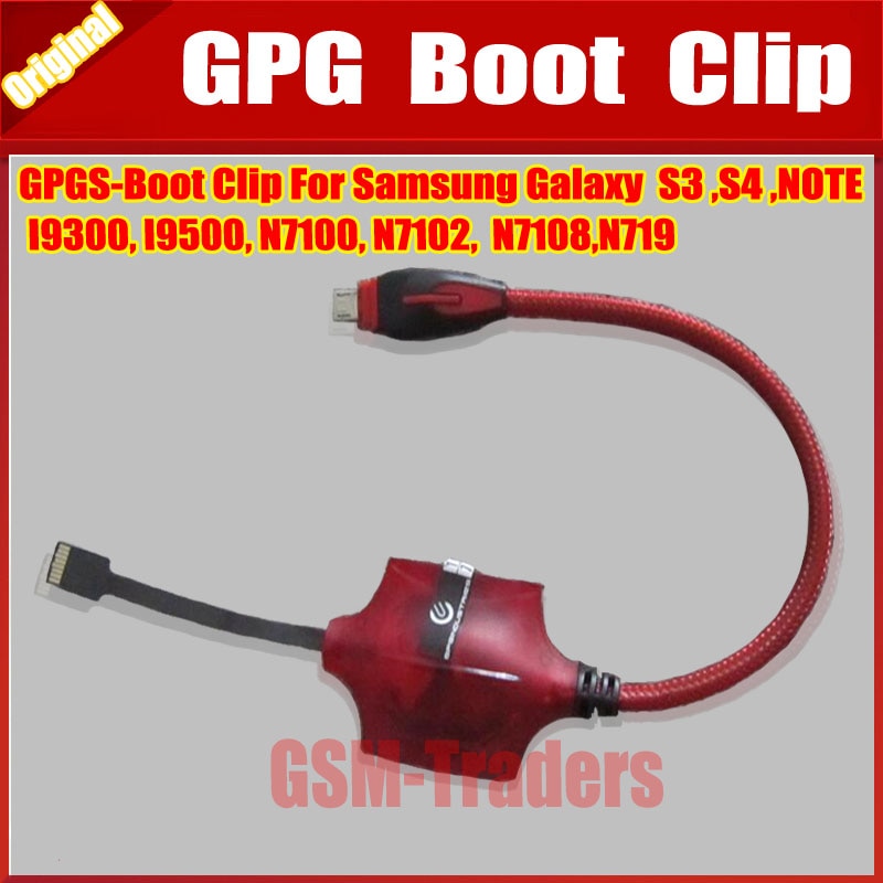 100% Originele GPGS-Boot Clip Voor SamsungI9300 N7100 I9500 Dode Boot reparatie (SBOOT S-Boot kabel)