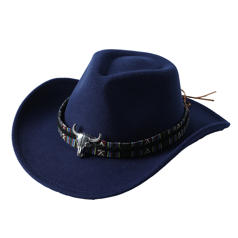 Sombreros de vaquero para hombre, accesorios con cuernos de jazz, sombreros de jazz para hombre y mujer, sombreros de fedora rizados de jazz, sombreros de caballero, grandes, étnicos, Panamá: 8