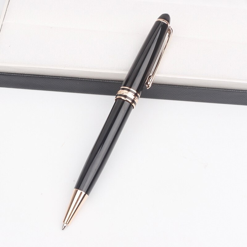Luksus mon sort harpiks kuglepen business blance rullekuglepenne bedste mb fyldepenne til skrivning