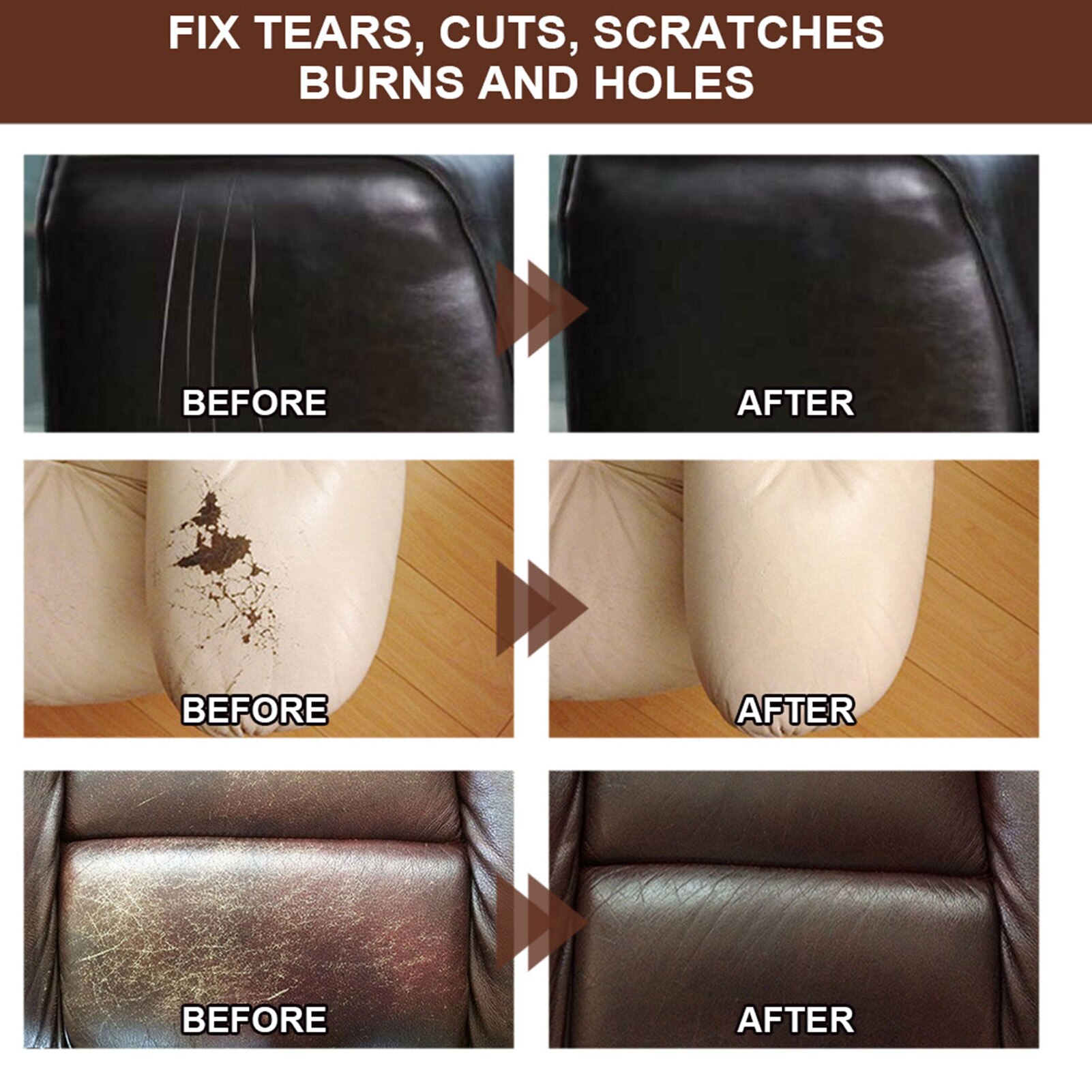 50Ml Leer Kleur Restorer Renew Leer & Vinyl Sofa Auto Zetels Applicator-Reparatie Recolor Vernieuwen Leer Voor Banken autostoel
