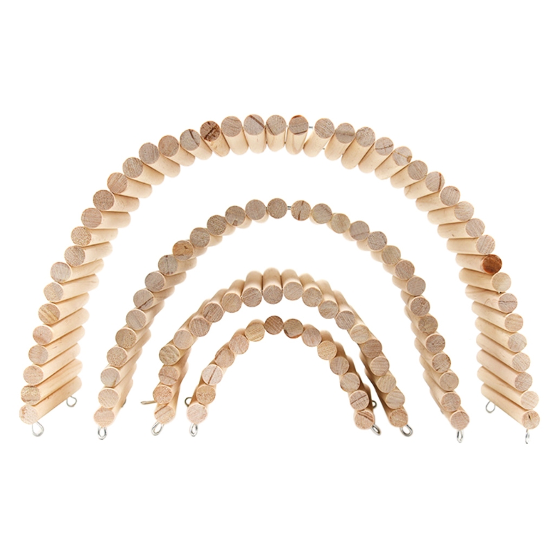 K5DC – échelle d'escalade pour Hamster, pont suspendu en bois pour cochons d'inde, Rats, hérisson, gerbilles, souris, planeur de sucre, petits animaux