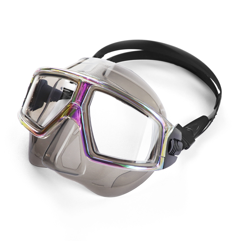 Professionelles Tauchmasken-Set für Erwachsene – HD-Antibeschlag-Linse, UV-Schutz, verstellbare Schnorchel- und Schwimmbrille für Taucher: Licht Grün