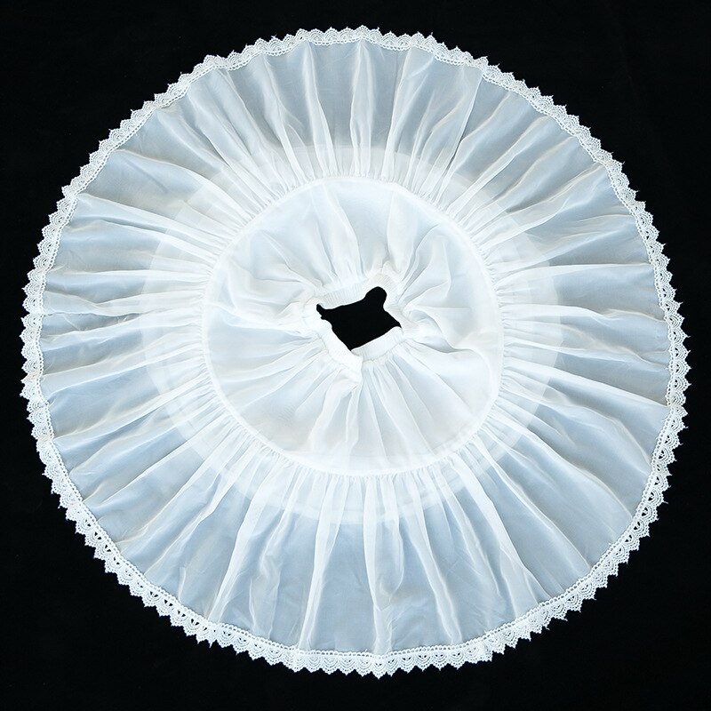 Factory Direct White Short Womens Petticoats For A Line Dress Lace Edge Lolita Rockabilly Underskirt Jupon Femme