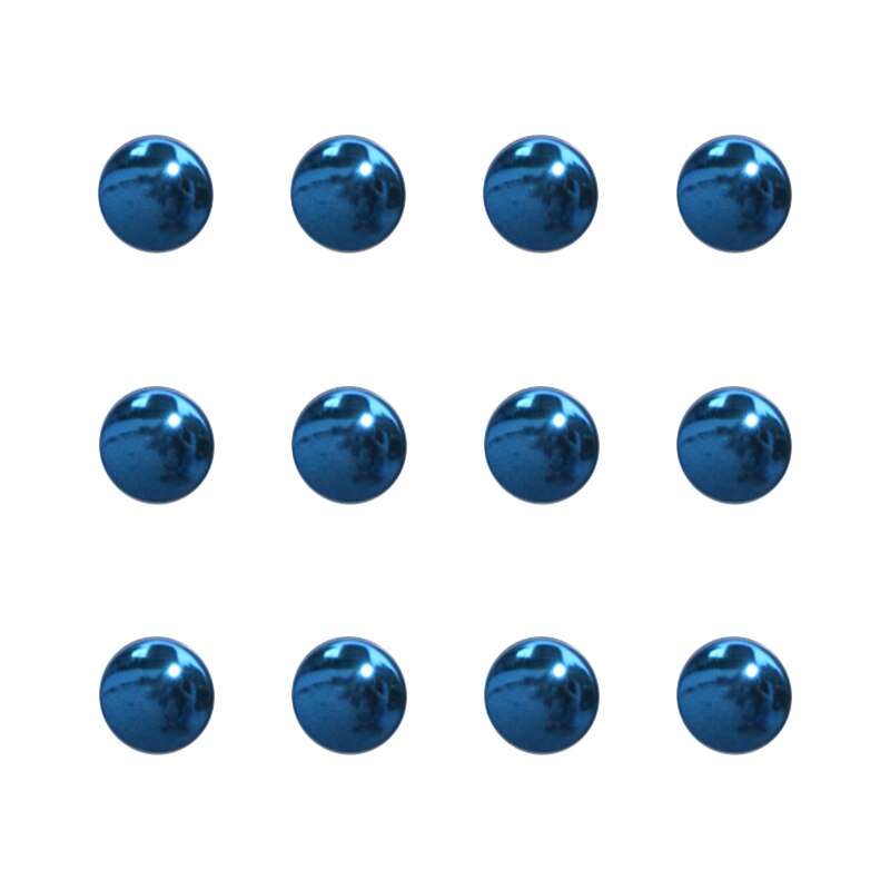 12 Stuks Auto Rvs Schroef Bescherming Cover Voor Nissan Nismo X-Trail Almera Qashqai Decoratie Deksel Auto Styling: for blue 12pcs