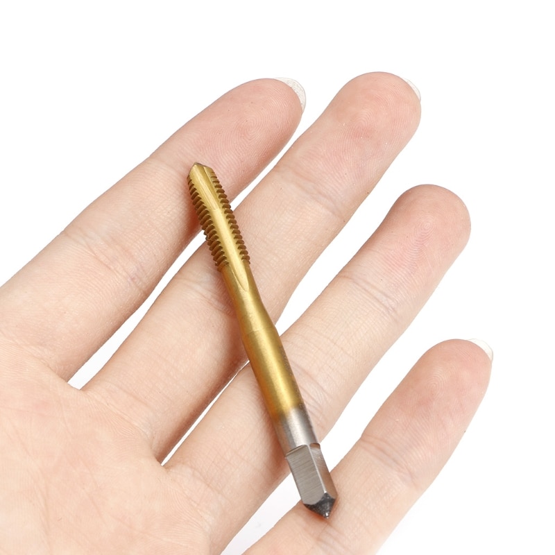 M2/M2.5/M3/M3.5/M4/M5/M6 Hss Metric Straight Fluit Draad Schroef Tap plug Tap