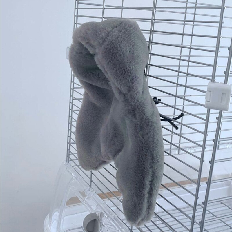 Manta cálida de invierno para pájaros, colcha de esquina para nido de loros, chal, tienda colgante para mascotas, jaula de decoración para loros, accesorios para jaulas de pájaros