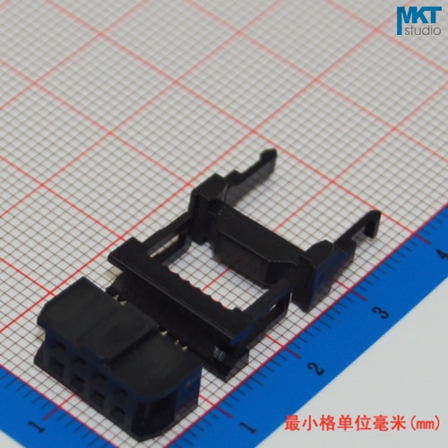 10 stks Vrouwelijke 2.54mm Pitch FC IDC Connector Socket ISP JTAG Header Voor Platte Lint Kabel Sample 6 p 8 p 10 p 12 p 14 p 16 p 18 p 20 p
