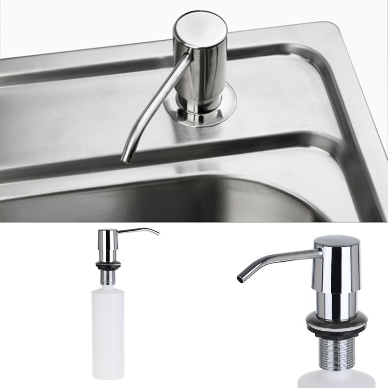 300ml sæbedispenser indbygget installation lotion pumpe flydende vaskemiddel arrangør plast sanitizer beholder