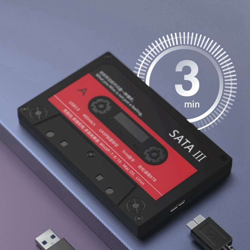 5GBps High Speed 2.5 inch HDD Enclosure Mobile Hard Disk Box USB 3.0 Sata Hard Disk Case