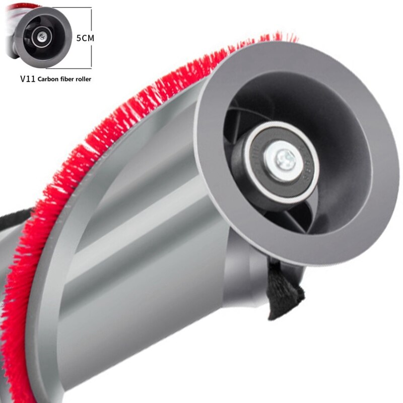 Roller Brush Bar Replacement Parts Compatible for Dyson V11 Cordless Vacuum Cleaner Carbon Fiber Head Brush Bar Roller