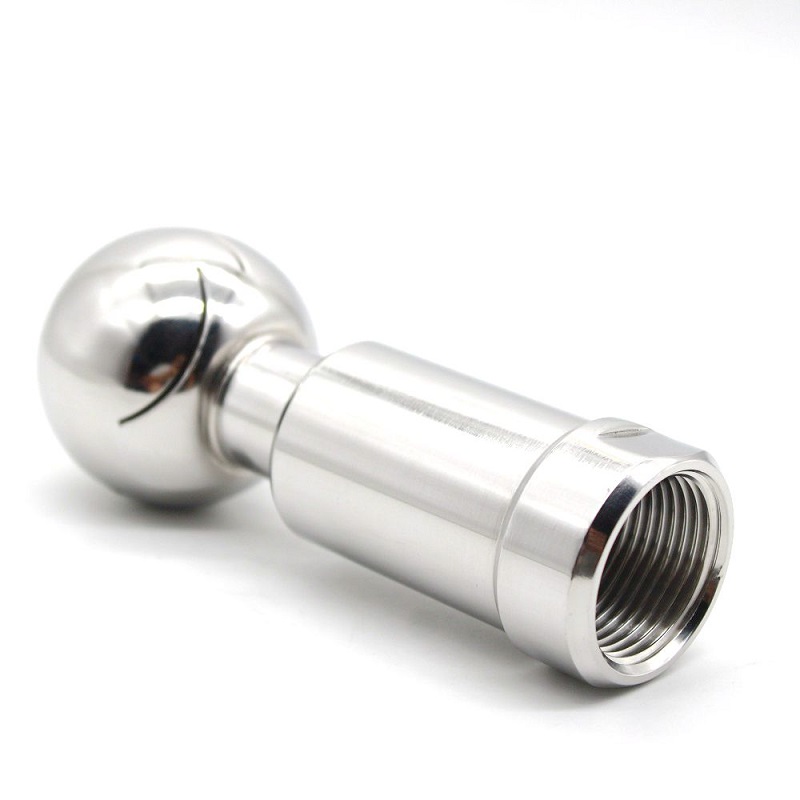 BSP1/2&quot;-2&quot; Inch SS304 Stainless Rotary Spray Ball Sanitary Female Thread CIP Tank Cleaning Head 360 Degree Coverage Wash Fitting