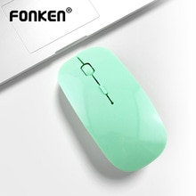 Fonken Draadloze Muis 2.4G Ontvanger Pc Muis Voor Samsung Laptop Computer 1600 Dpi Usb Muis Draadloze Moustablet Accessoires