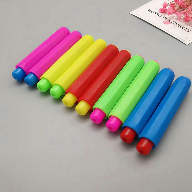 10pcs Chalk Holder Case Plastic Case for School Office