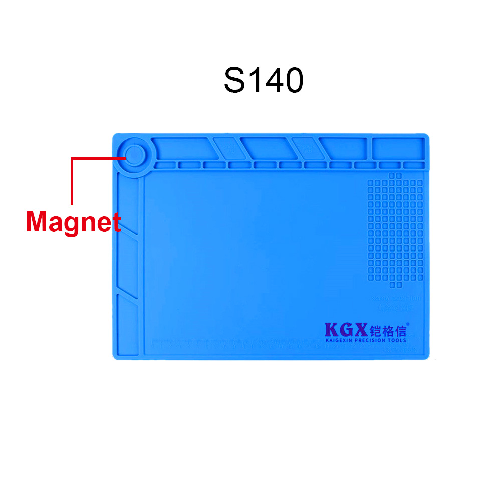 Heat Insulation Working Mat Maintenance Platform Heat-resistant Soldering Station Repair Insulation Pad Insulator Pad ESD Mat: S140