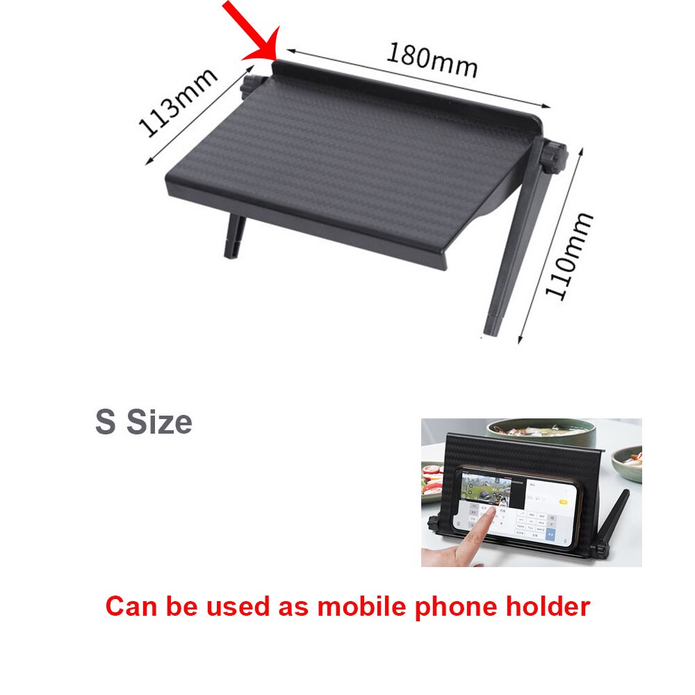 1Pc Adjustable Computer Monitor Rack Computer Monitor Desktop Stand TV Rack Display Shelf Multifunctional Storage Rack: B type S size