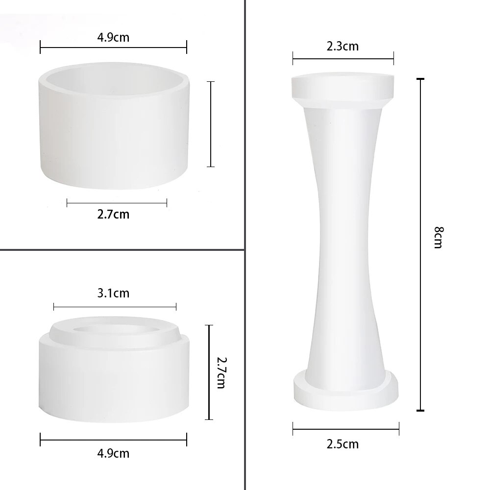 ICafilas Kaffee Werkzeuge Zubehör, Dosierung Ring Für Nespresso Kaffee Kapseln, Schnelle Kontrolle, PP Lebensmittel Klasse Material
