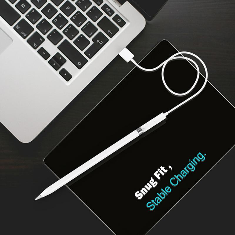 Adaptateur de charge pour Apple Pencil IPad Pro, connecteur de câble, indicateur lumineux de charge, Protection de charge intelligente et sûre