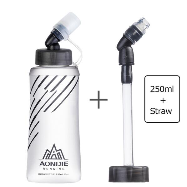 AONIJIE – bouteille d&#39;eau repliable sans BPA, 450ML ou 500ML, gourde pour le sport, bouteille d&#39;eau douce, bouilloire, Pack d&#39;hydratation, pour la vessie: SD21-250ml-1