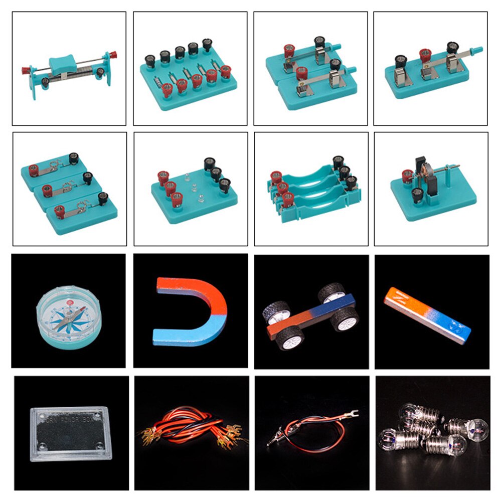 School Physics Labs Basic Electricity Discovery Circuit and Magnetism Experiment kits for Junior Senior High School