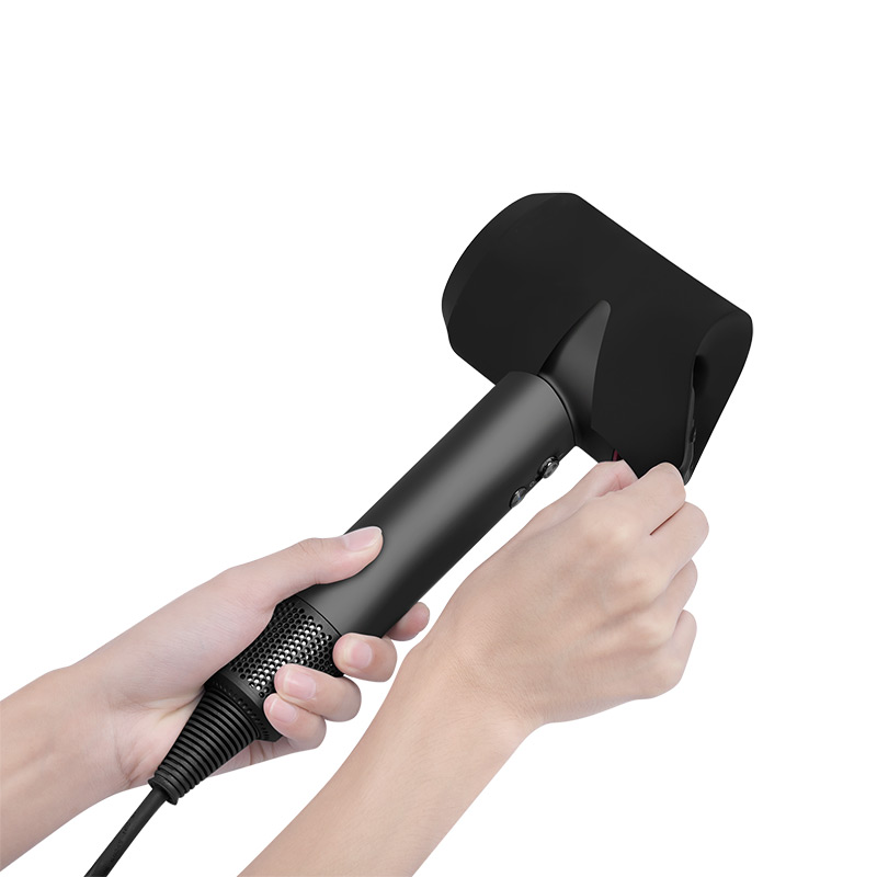 BUBM Weiche Silikon Schutzhülle für Dyson Überschall- Haar Trockner, 360 volle Schutz Chargin fallen für Dyson Gebläse Abdeckung Haut