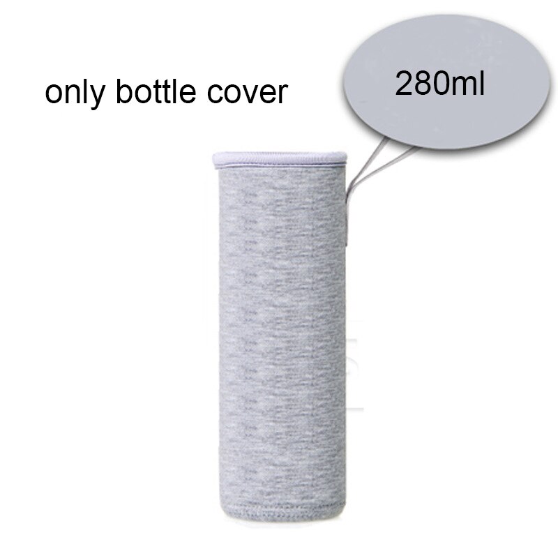 borosilicate glass bottle milk bottle crystal water bottle Water Bottle sport Travel drinking water bottle cold water bottle