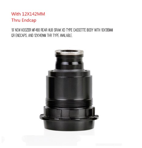 Koozer – Micro Spline 12S freehub XM490 BM440 PRO, 8, 9, 10, 11 vitesses XD: MF480 XD THRU