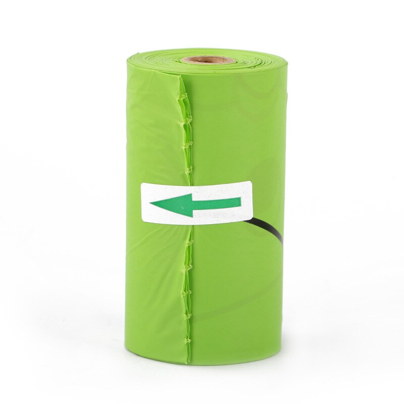 5/8/10 rollen groene biologisch afbreekbare hondenpoepzakjes afvalzak, maïszetmeelvriendelijk, composteerbaar, duurzame schoonmaakafvalzak