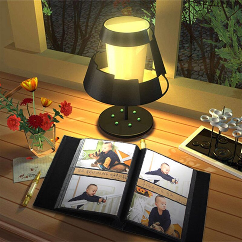 160 pockets PU Leather Photo Album Vintage Carved Handmade DIY Insert Scrapbook Foto Albums Flush Mount Album