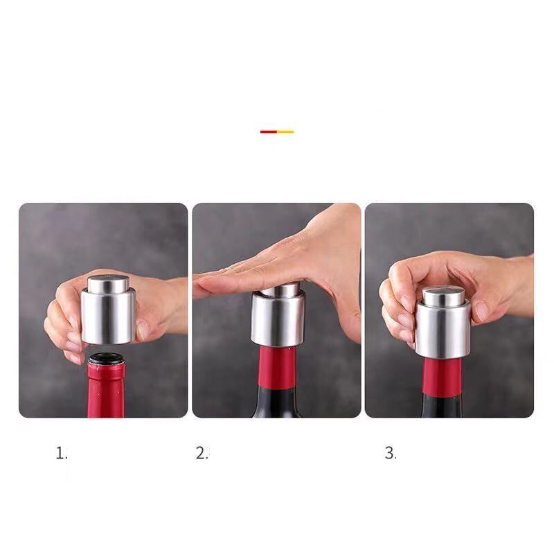 Neue Xiaomi edelstahl wein stopfen vakuum flasche Stopper abdichtung silikon Abdichtung hoch-Ende-wein champagner Stopper schäumen