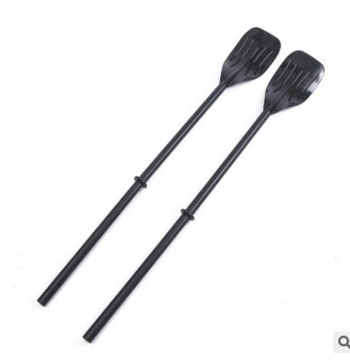 2pcs Detachable Float Afloat Oars Fitting Boat Rafting Paddle Canoe Oar Boat Rafting Oar Paddle Easy Carrying Paddle Accessories: Black