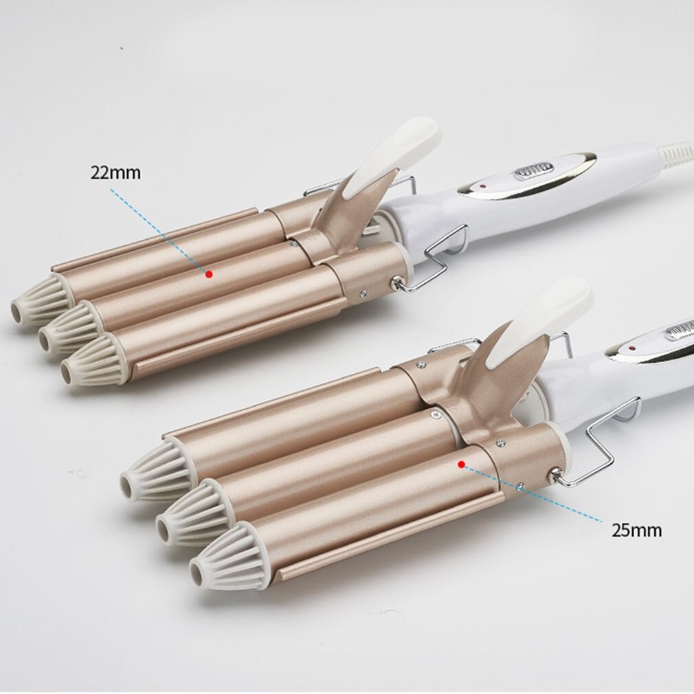 3-stick Hair Roll 3-tube Egg Roll Hair Stick Water Ripple Large Curling Iron Hair Curler Hair Styling Tool