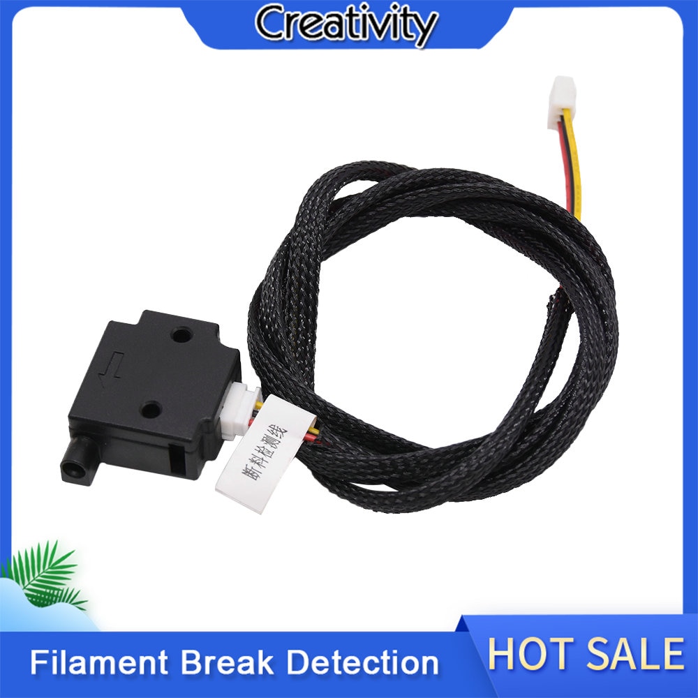 3D Printer Filament Breken Detectie Module Met 1M Kabel Run-Out Sensor Materiaal Slingering Detector Voor Ender 3 CR10 Elf 3D Printer