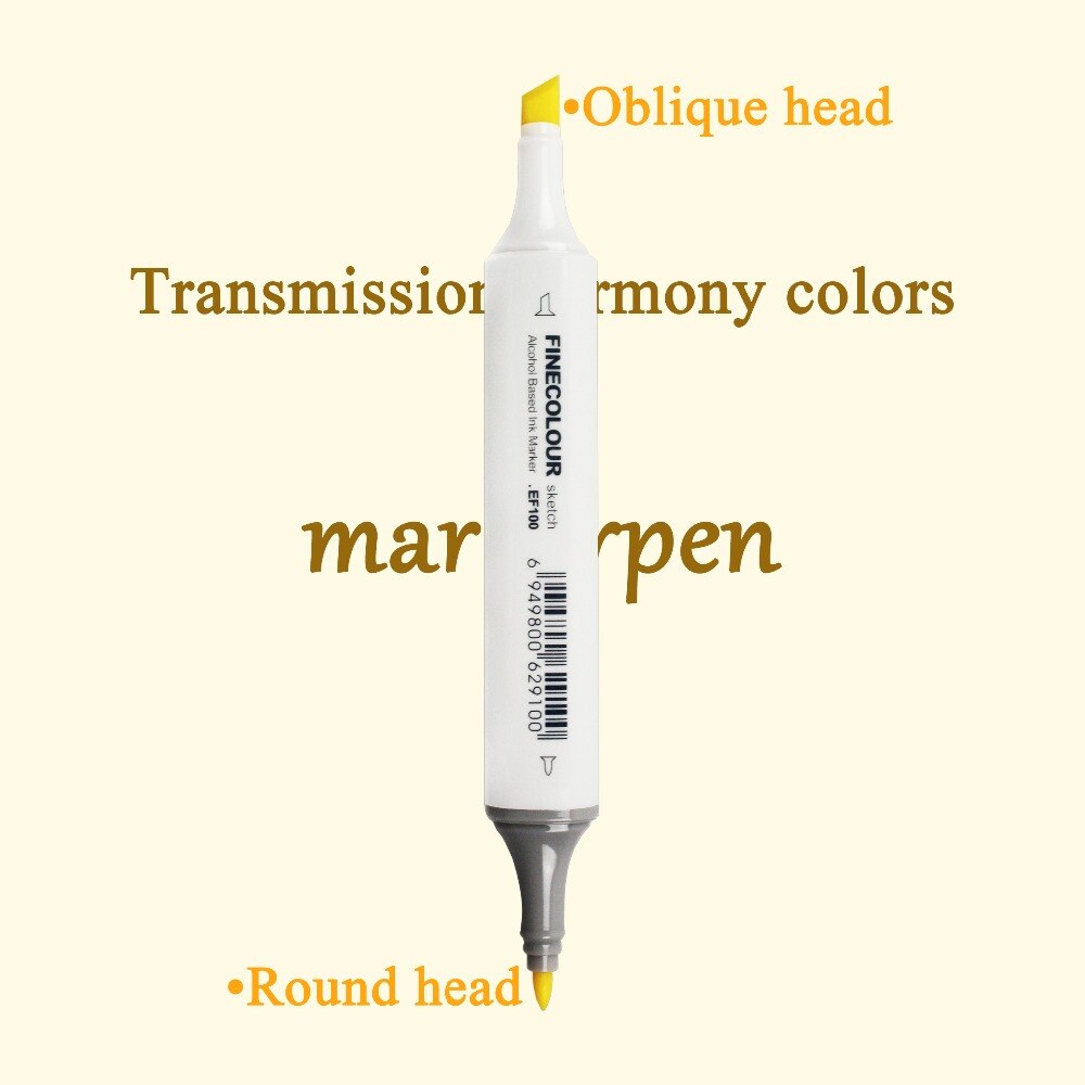 Finecolour EF100 Double-Headed Sketch Drawing Art Markers