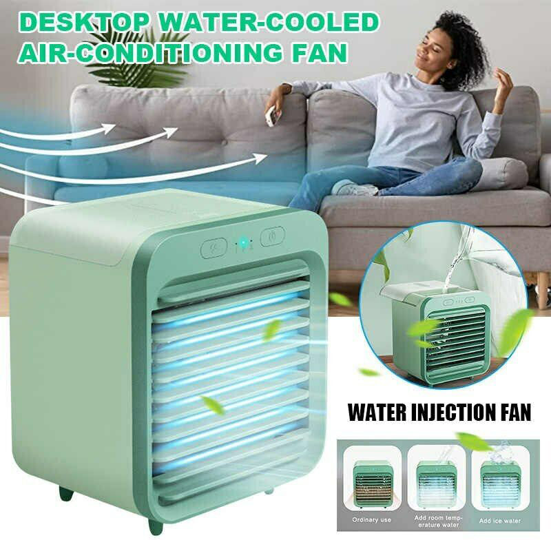 draagbare USB oplaadbare desktop mini stille ventilator luchtkoeler conditioner thuiskantoor gebruik luchtreiniger luchtkoelventilator