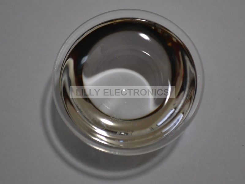 LED Single-convex Lens, 44mm, Optical Lens Glass