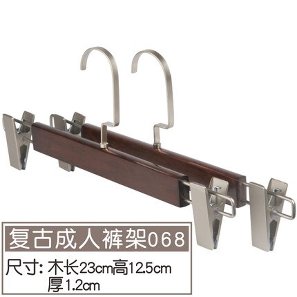 5 teile/los Antike Massivholz Kleiderbügel für Erwachsene Holz Kinder Kleidung Kleiderbügel Bekleidungs Geschäft Display: 068-35cm-Adult