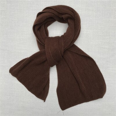 Écharpe en cachemire doux pour homme et femme, Style japonais, foulard au toucher, noir, bleu marine, classique, rouge, hiver: Color 6