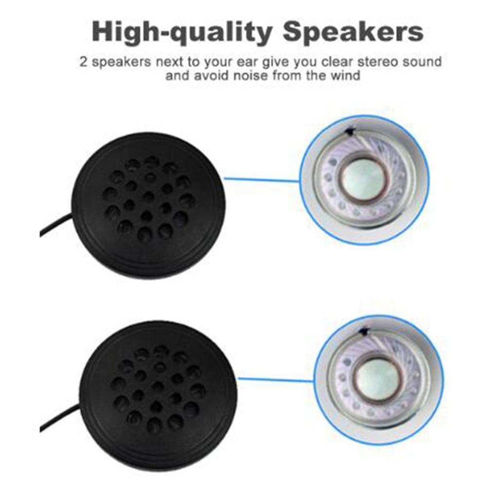 VR robot Motorcycle Helmet Headset 3.5mm Jack Wired Earphones Music Headphones with Handsfree for Motorbike Rider