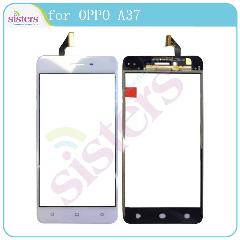 Digitalizador de pantalla táctil para OPPO A37 Panel táctil para OPPO A37 Sensor de lente de cristal táctil Panel táctil reemplazo Original de teléfono 5"