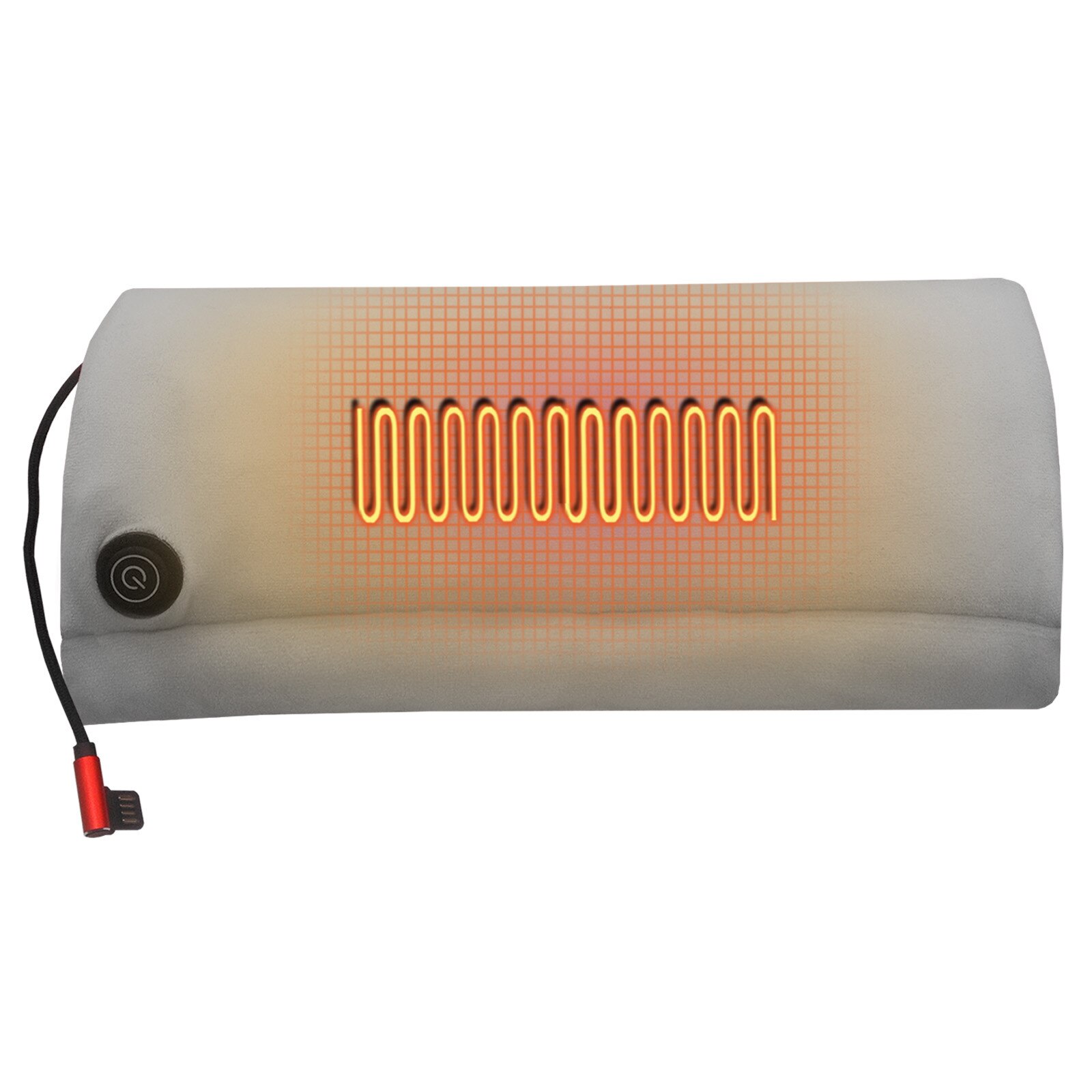 2 In 1 Usb Smart Heating Hand Warmer Heating Cushion Three-stage Temperature Knitted Soft Cozy Cover For Parents