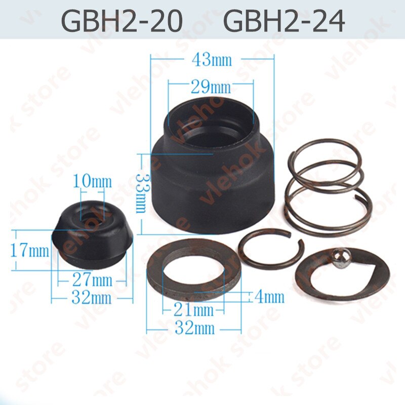 Gbh 20 gbh 24 gbh 26 elektrisk hammer sds borepatron fælles hovedtilbehør til bosch gbh 2-20 gbh 2-24 gbh 2-26 gbh 2-20 2-24 2-26