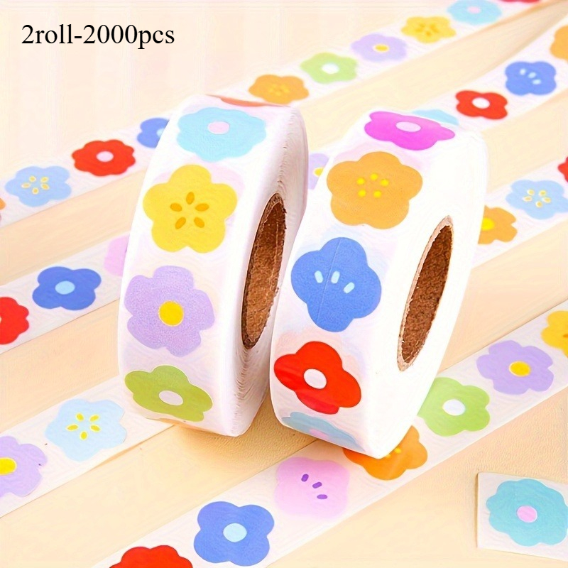 Rolka naklejek z kwiatami, samoprzylepne naklejki winylowe, naklejki do dekoracji telefonów komórkowych, naklejki do scrapbookingu, na notatniki, butelki na wodę, do rękodzieła i dekoracji.: Dark blue