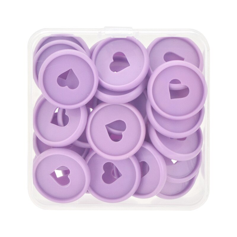 30 szt. Dyski rozszerzające 28mm wielokolorowe pierścienie wiążące do notebooków i planistów: 30 PCS light purple