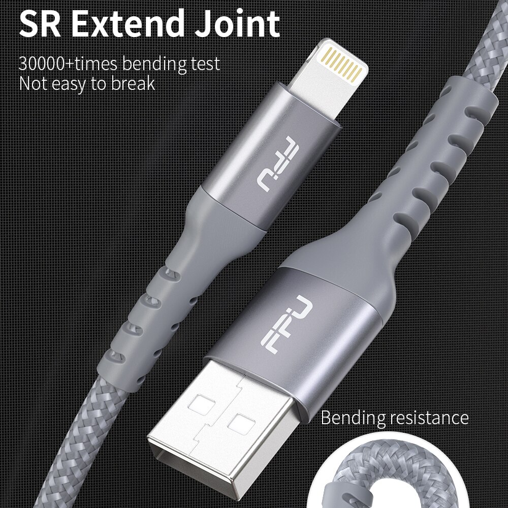 FPU MFi USB Blitz Kabel für iPhone 11 Profi Max XR XS X Schnelle Ladung Daten Draht Kabel für iPhone 8 7 6s Plus iPad Ladegerät Kabel