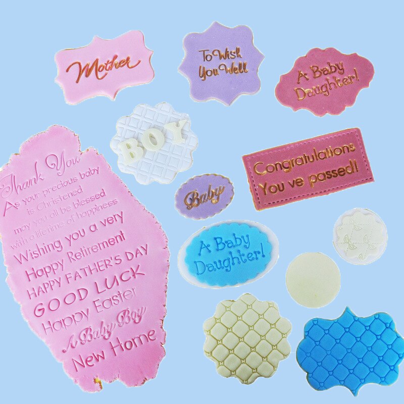 Diy Alfabet Letter Cakevorm Zegen Cookie Koekje Stempel Embosser Snijder Fondant Cake Decoratie Tool Koekjes Bakken Tool