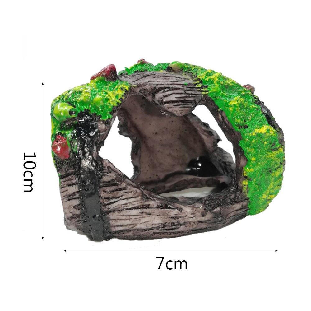 Hars aquarium ornamenten decoraties kunstmatige vat grot landschapsarchitectuur accessoires voor aquarium aquarium decoratie achtergrond