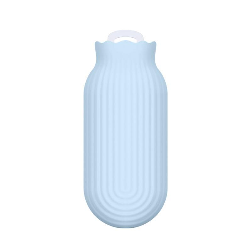 Bouillotte couleur unie épais en plastique Silicone bouillotte Irrigation chauffe-mains Palace sac: 02