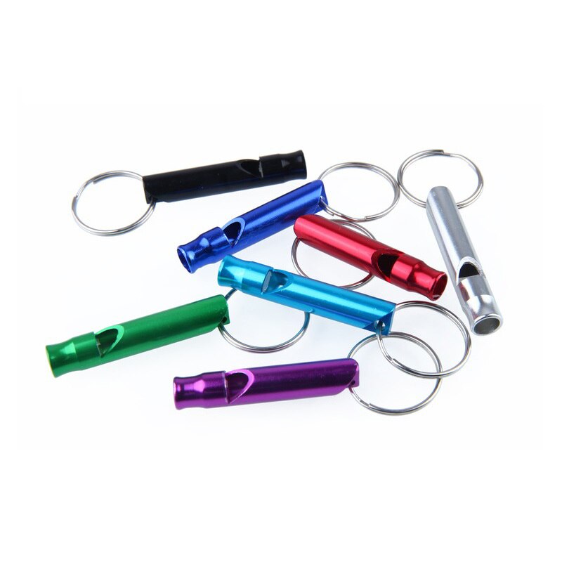 6cm aluminium reddingsfluitjes, multifunctioneel metalen fluitje, draagbaar reddingsfluitje voor buiten, sleutelhanger, duiventrainingsfluitje