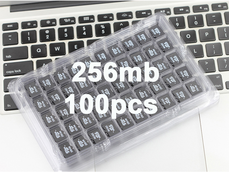 Hersteller 100 teile/los TF Karte 128 MB 256 MB Für MP4 Flash Speicher Karte 256 MB mini SD Karte 512 MB Für MP3: 512mb