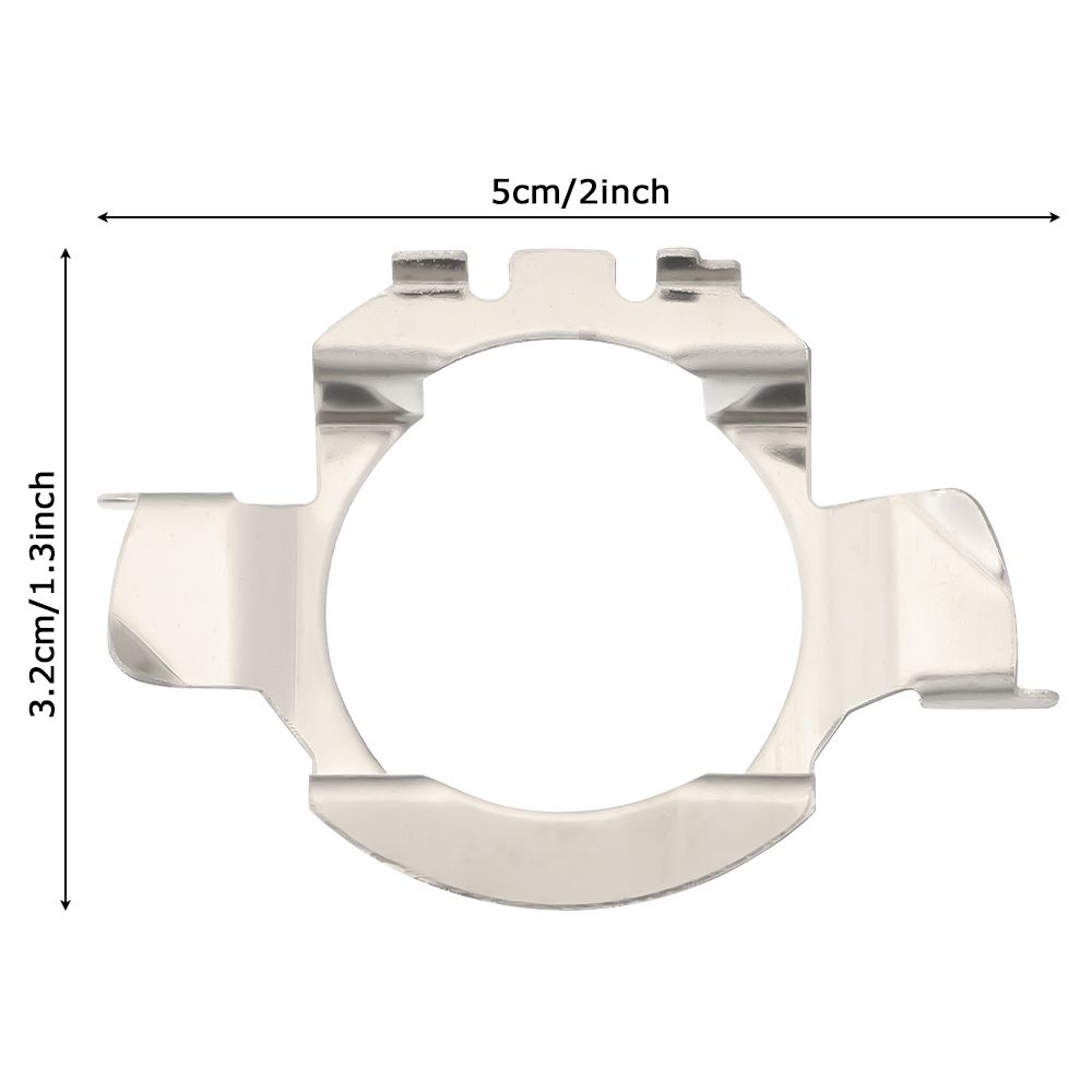 2 stk. aluminium  h7 led-holder autolyktbase universal billyktholderadapter monteringsstativ pæresokkel